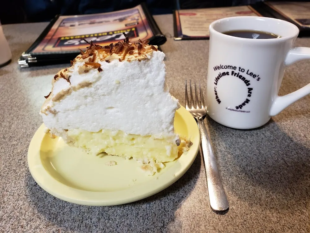 Huge Coconut Meringue Pie